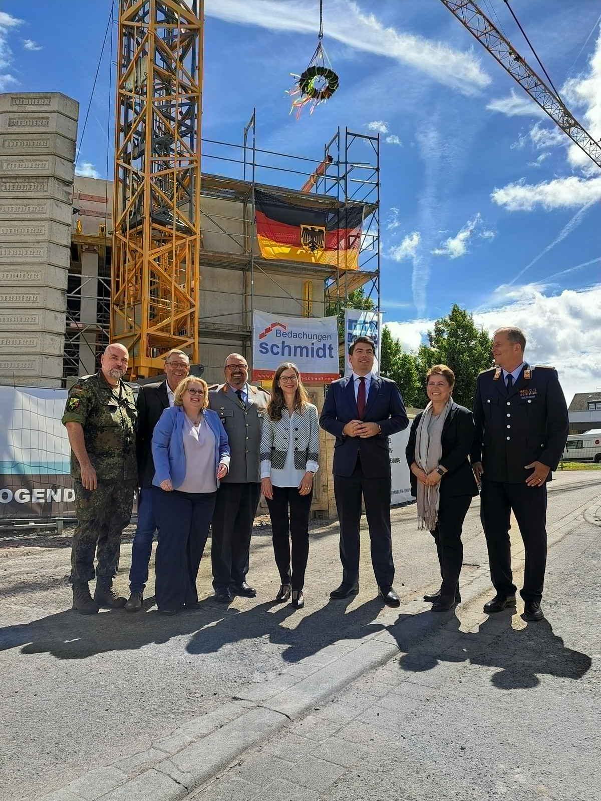 Landesbetrieb Für Straßenbau Und Verkehr Richtfest im Bundeswehr-Zentralkrankenhaus Koblenz . Landesbetrieb