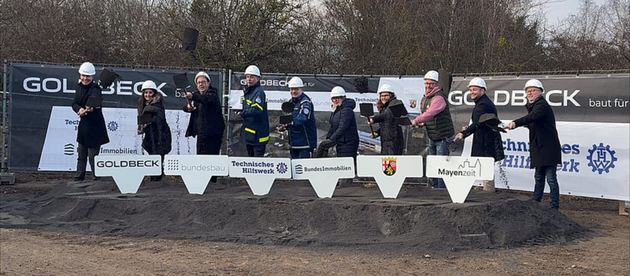 Spatenstich für neue THW-Unterkunft in Mayen